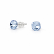 Solitaire Crystal Stud Earrings — 6-Colour Capsule - Sky Blue