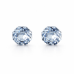 Solitaire Crystal Stud Earrings — 6-Colour Capsule - Aquamarine Blue