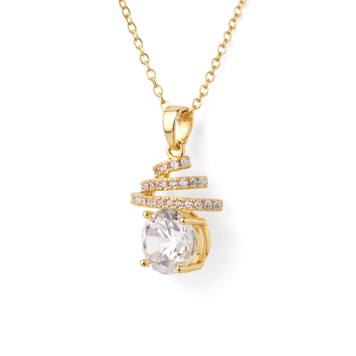 Gold-Tone Butterfly Charm Pendant Necklace Set