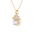 Gold-Tone Butterfly Charm Pendant Necklace Set