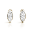 Silver Marquise Crystal Pendant Necklace Set
