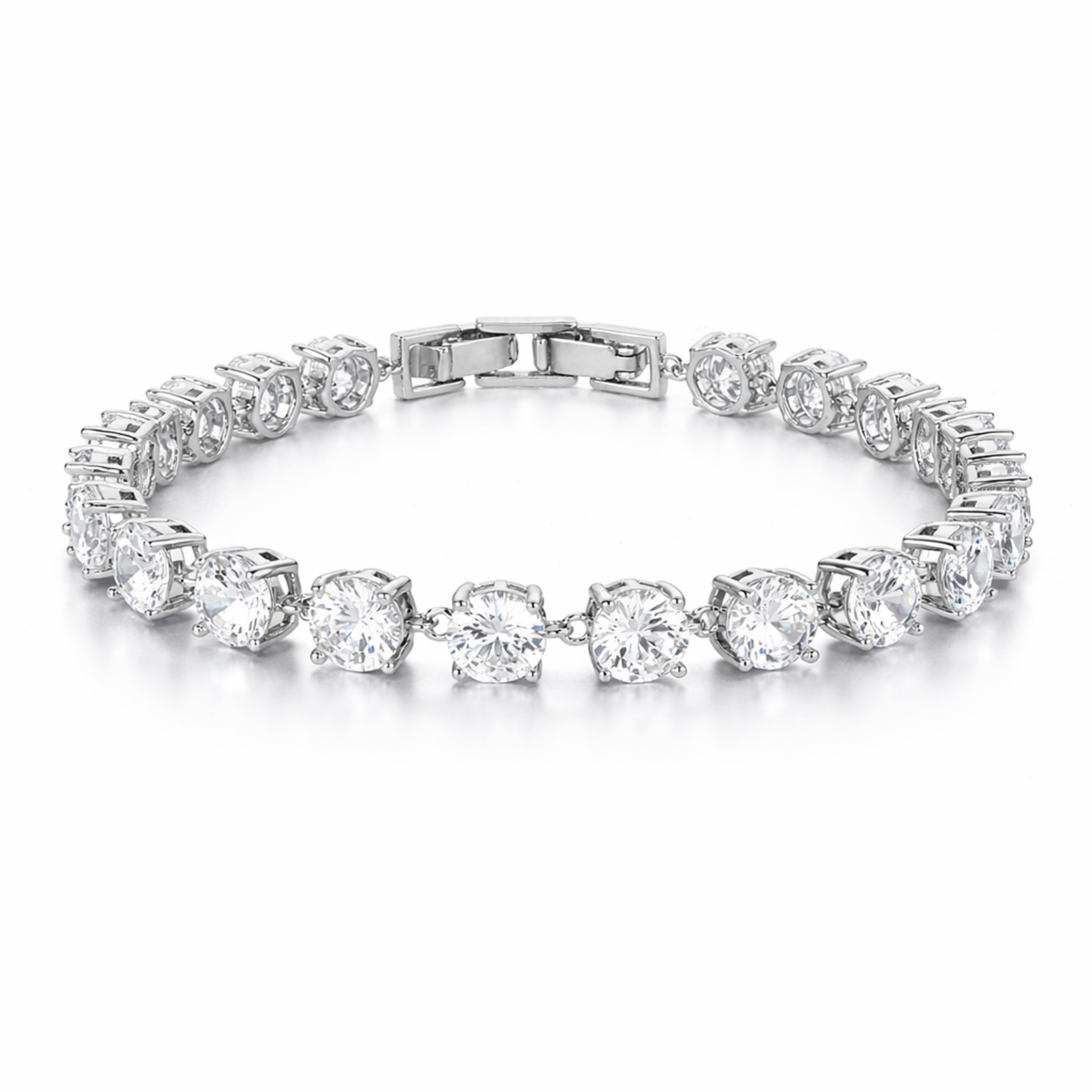 Crystal Rain Tennis Bracelet