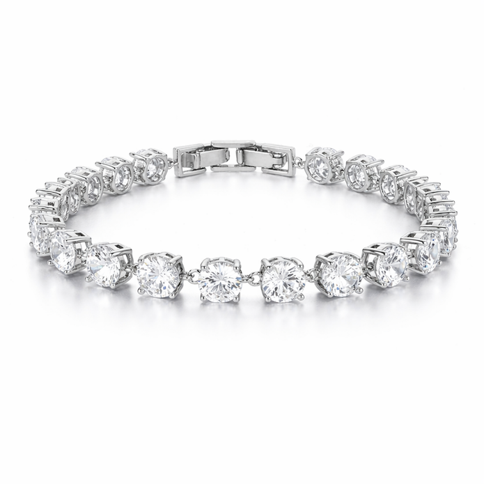 Crystal Rain Tennis Bracelet