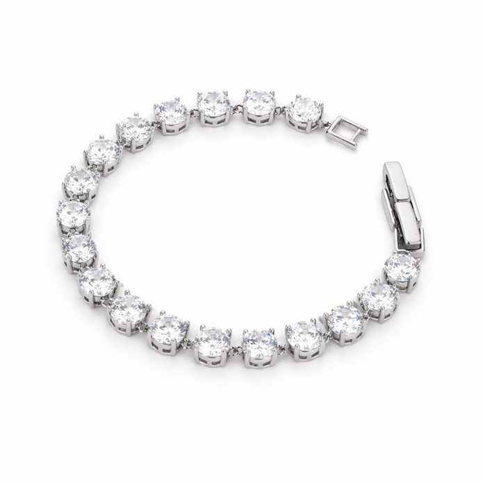 Crystal Rain Tennis Bracelet