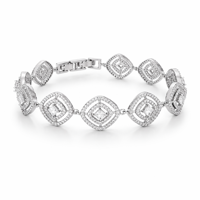 Golden Empire Bracelet - Silver