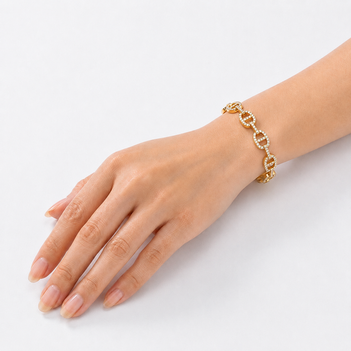 Golden Marina Chain Bracelet - Gold