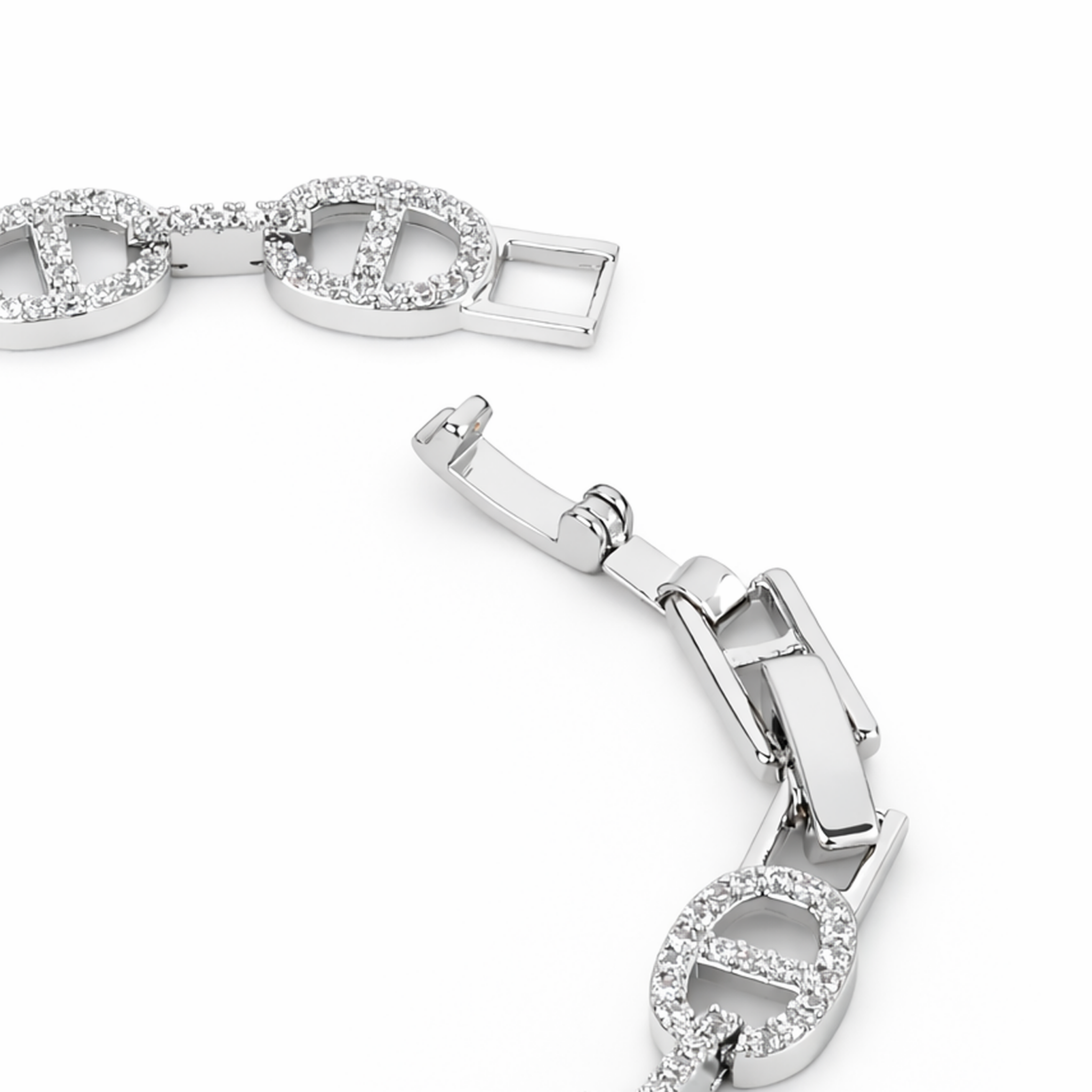 Golden Marina Chain Bracelet - Silver