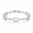 Open Teardrop Link Bracelet