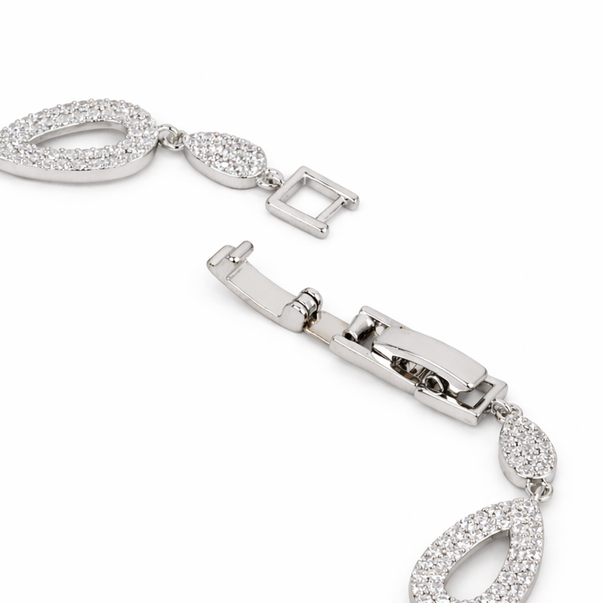 Open Teardrop Link Bracelet