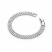 Triple Row Tennis Bracelet