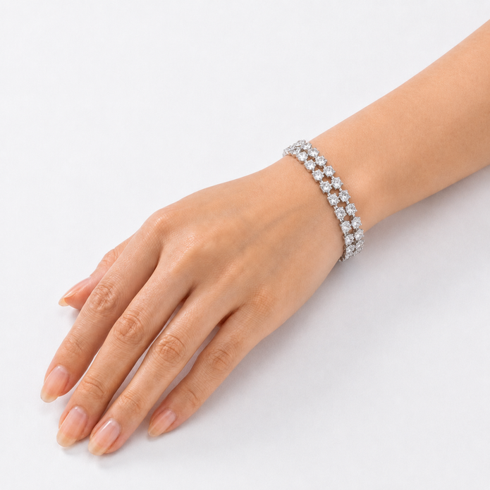 Stardust Double Row Bracelet