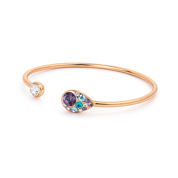 Blush Bloom Cuff - Blue