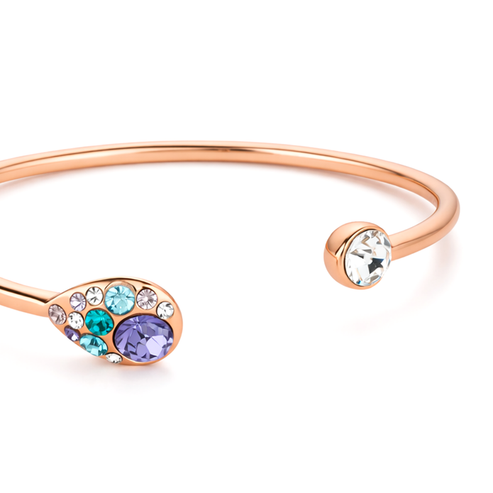 Blush Bloom Cuff - Blue