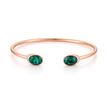 Emerald Duo Open Cuff