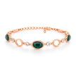 Forest Emerald Orbit Bracelet
