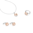 Emerald Radiance Trio - Blush pink