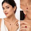 Emerald Radiance Trio - Rich Pink