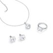 Emerald Radiance Trio - Silver
