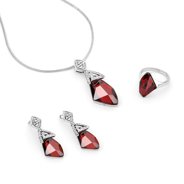 Petal Blush Square Set - Rich Pink
