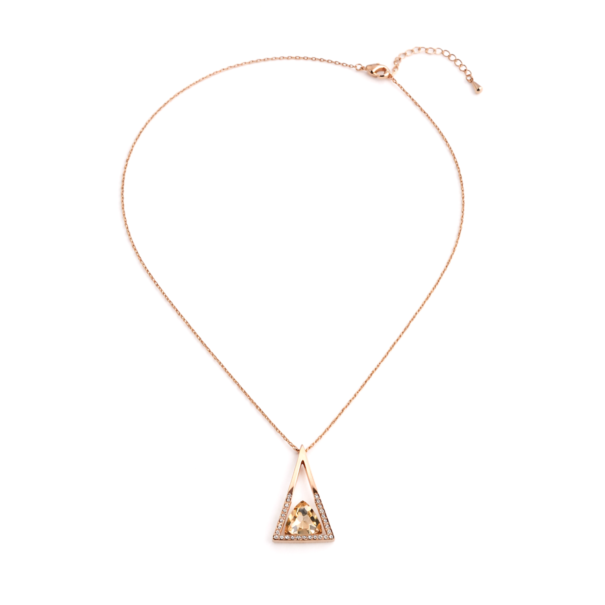 Emerald Apex Triangle Set - Rich Pink