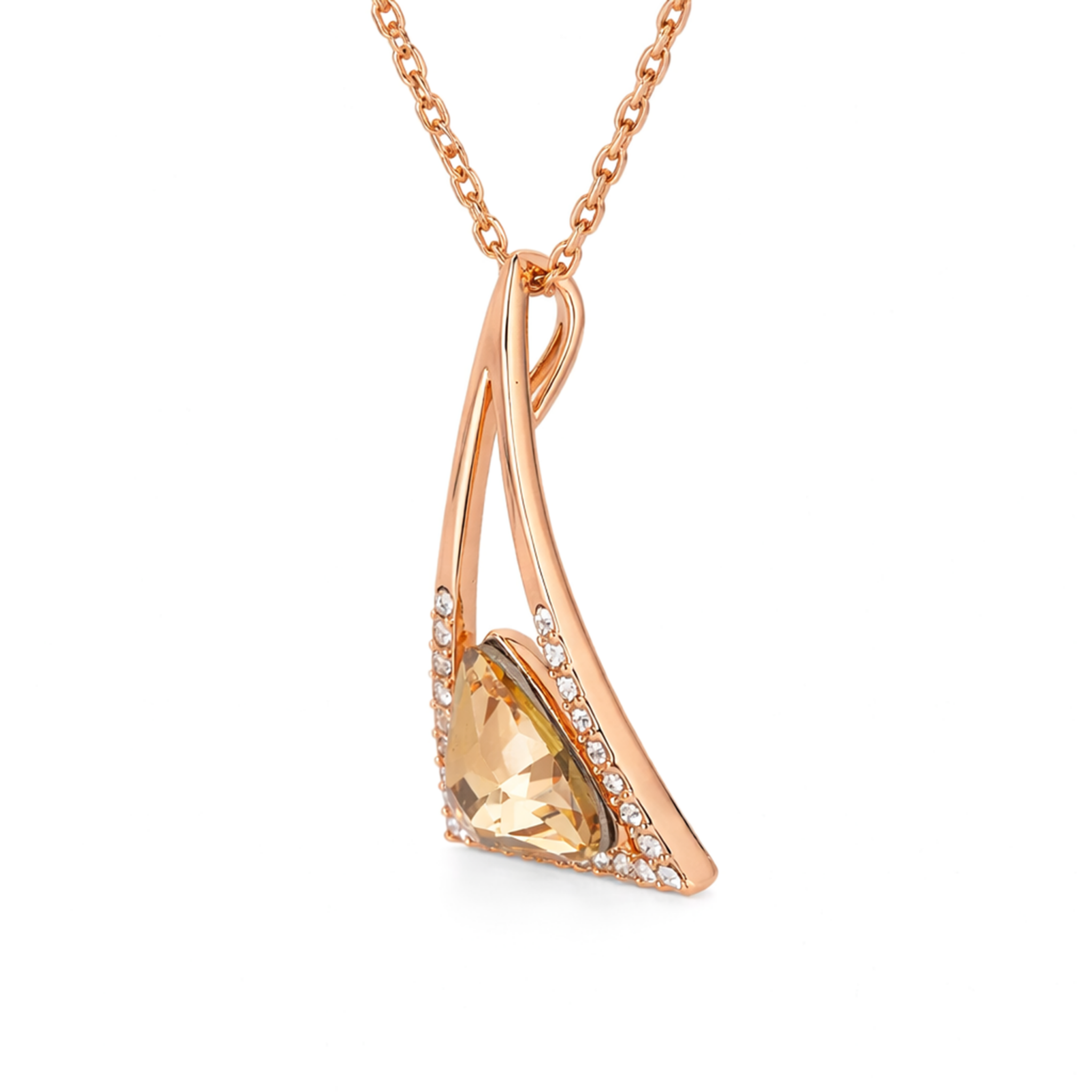Emerald Apex Triangle Set - Rich Pink
