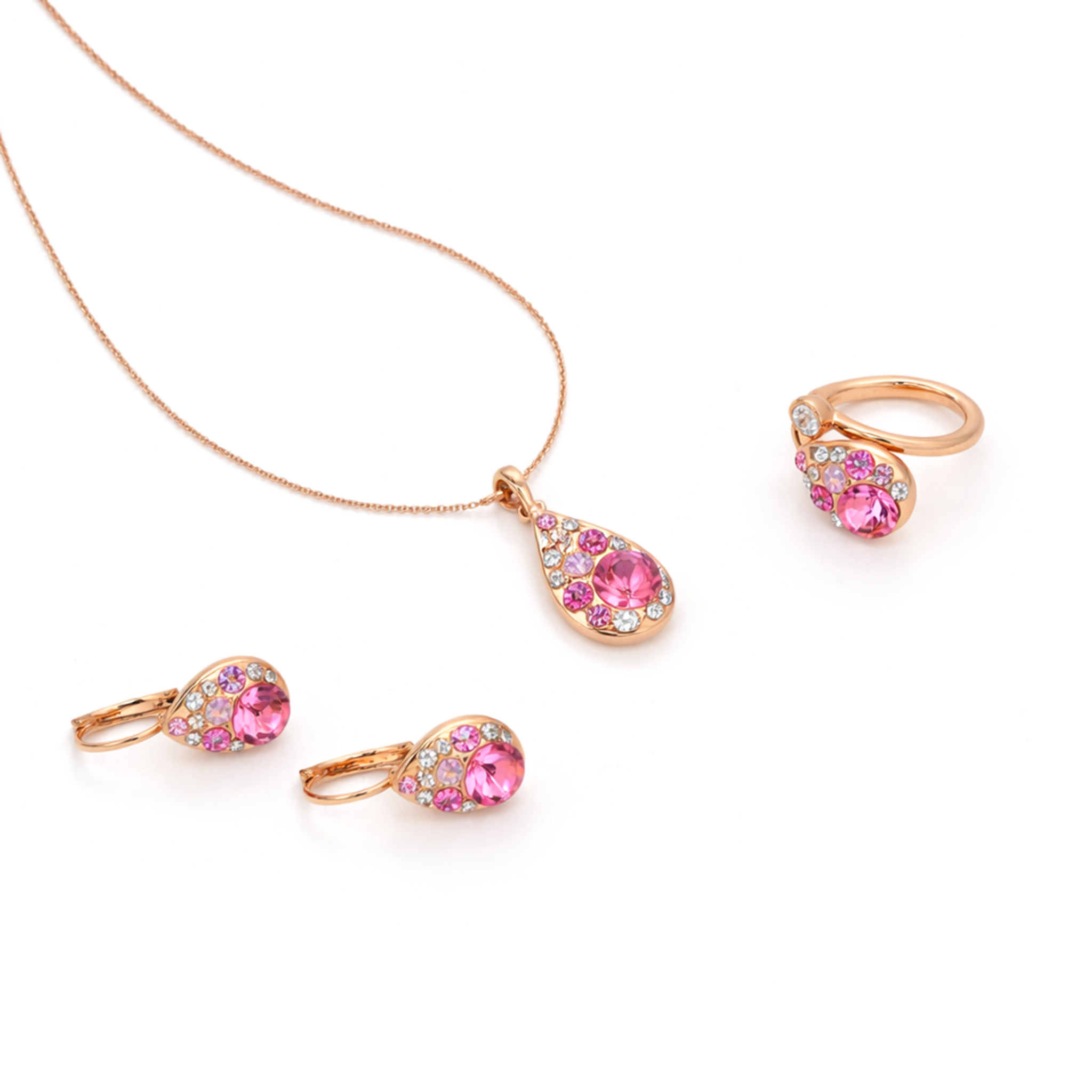 Rose Dew Pave Set