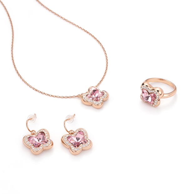 Rose Petal Flower Set