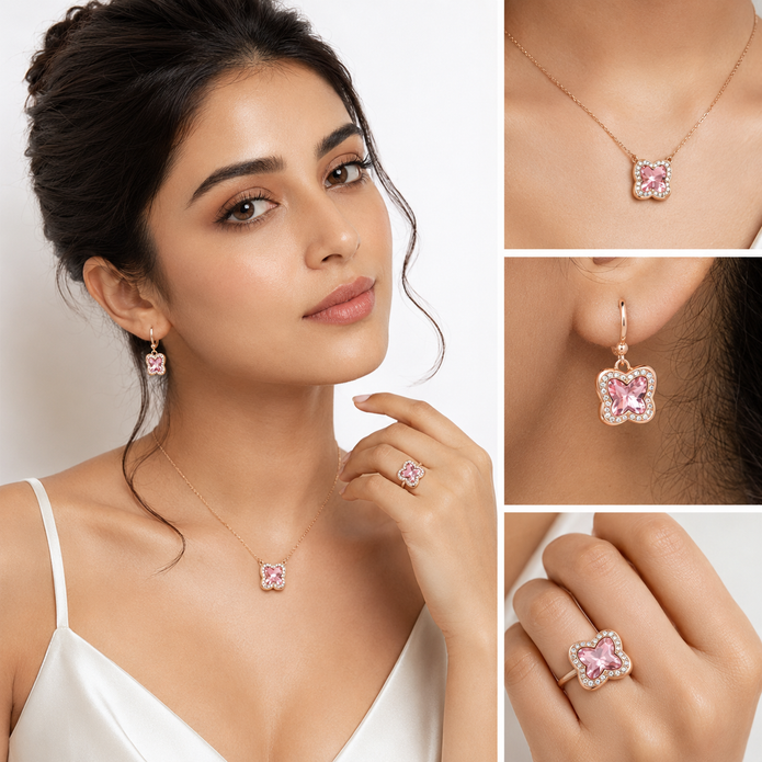 Rose Petal Flower Set