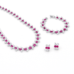 Crimson Garden Tennis Set