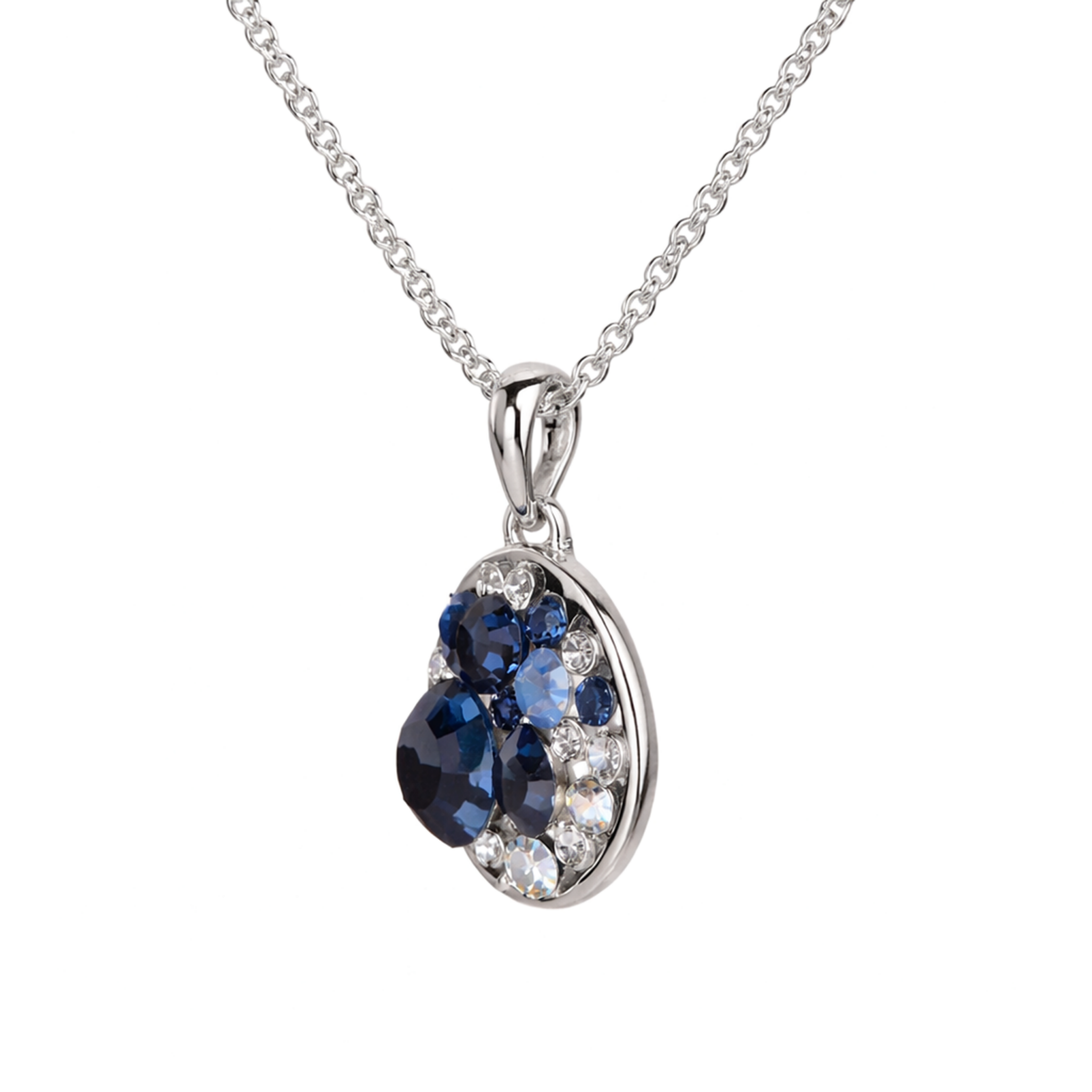 Sapphire Halo Duo Set