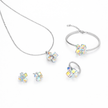 Aurora Cube Quad Set - Aquamarine Blue
