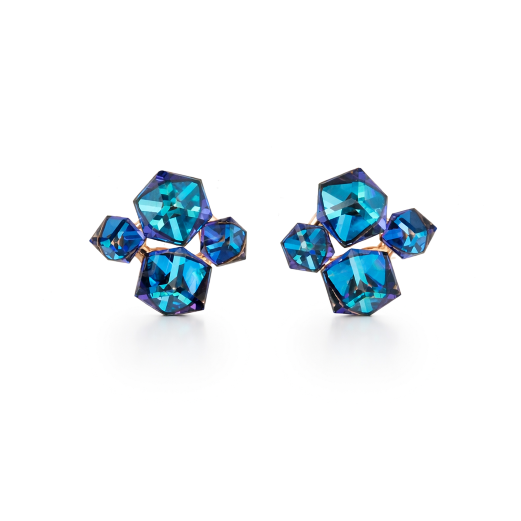 Aurora Cube Quad Set - Deep Blue