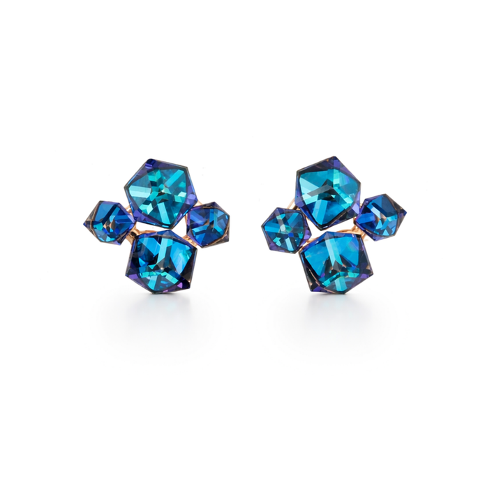 Aurora Cube Quad Set - Deep Blue