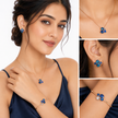 Aurora Cube Quad Set - Deep Blue