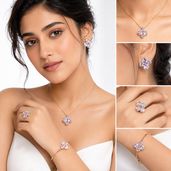 Aurora Cube Quad Set - Blue