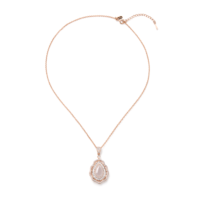Rose Aura Pendant Chain
