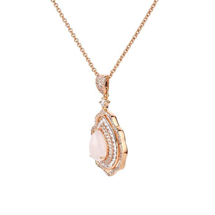 Rose Aura Pendant Chain