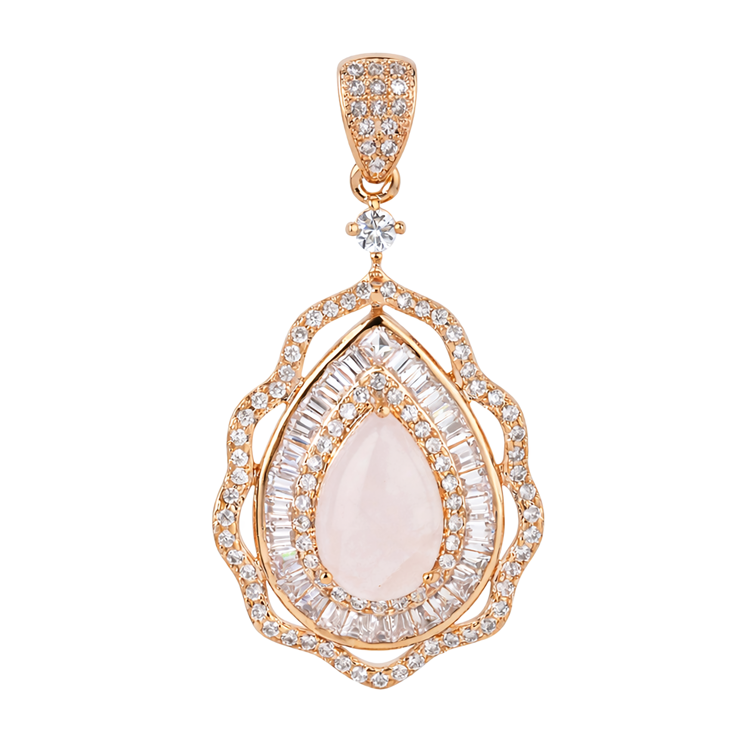 Rose Aura Pendant Chain