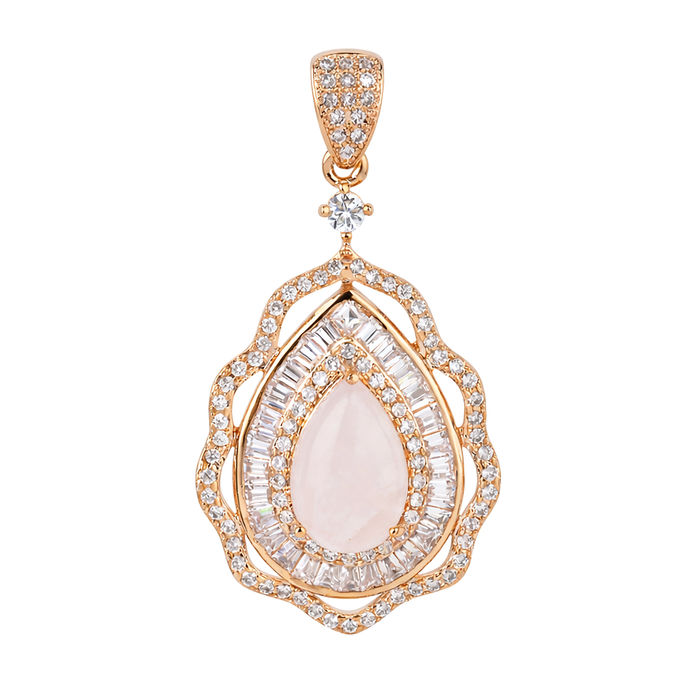 Rose Aura Pendant Chain