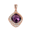 Blueline Tennis Pendant Chain - Lavender