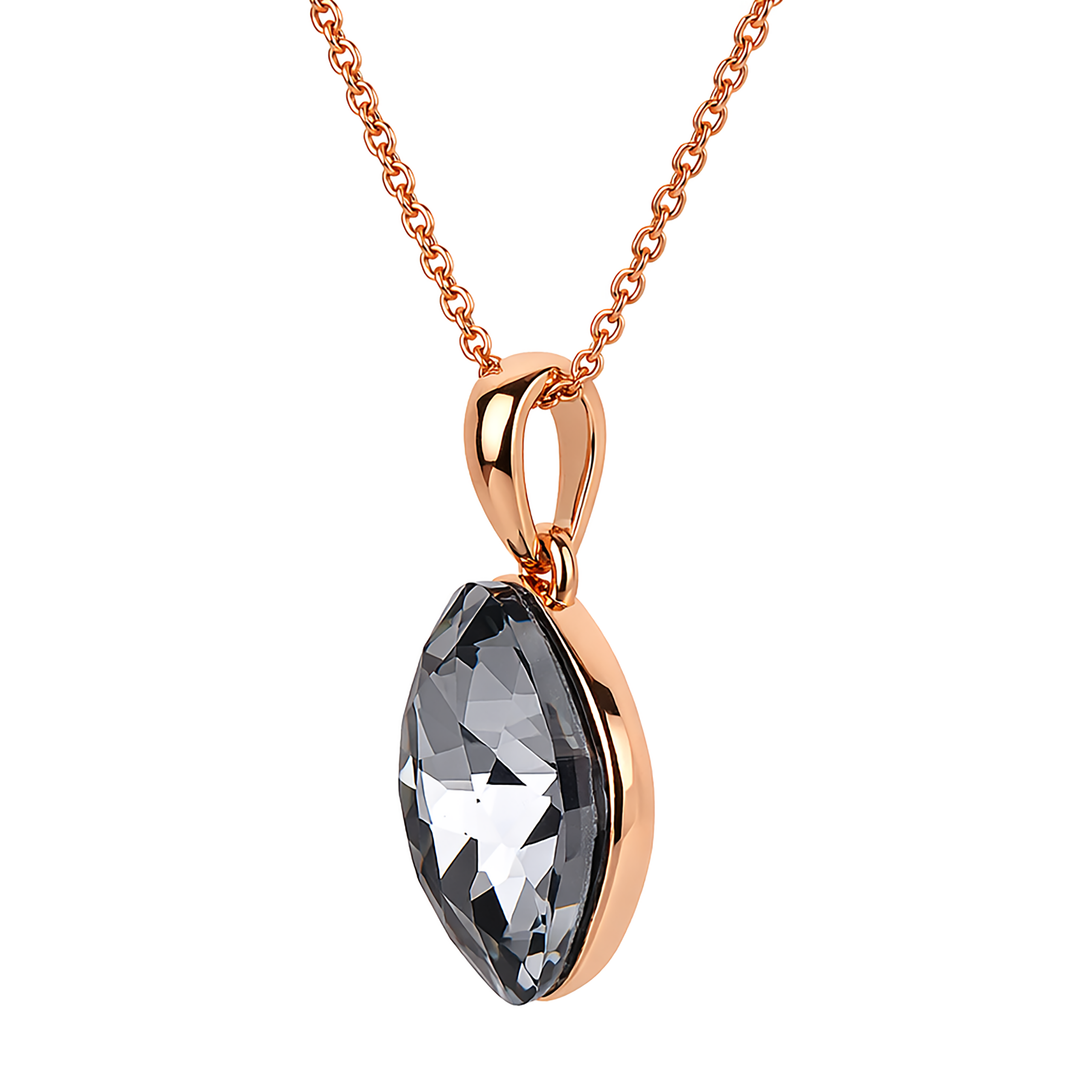 Midnight Choker Pendant Chain - Black