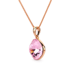 Midnight Choker Pendant Chain - Pink