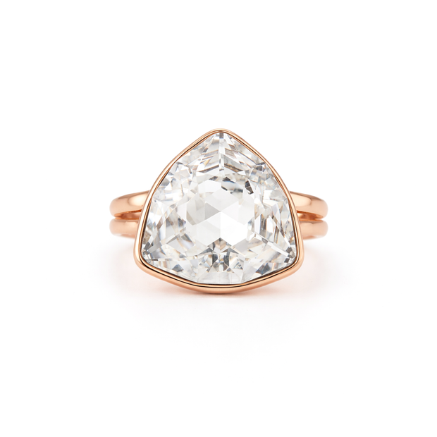Trillion Crystal Statement Ring