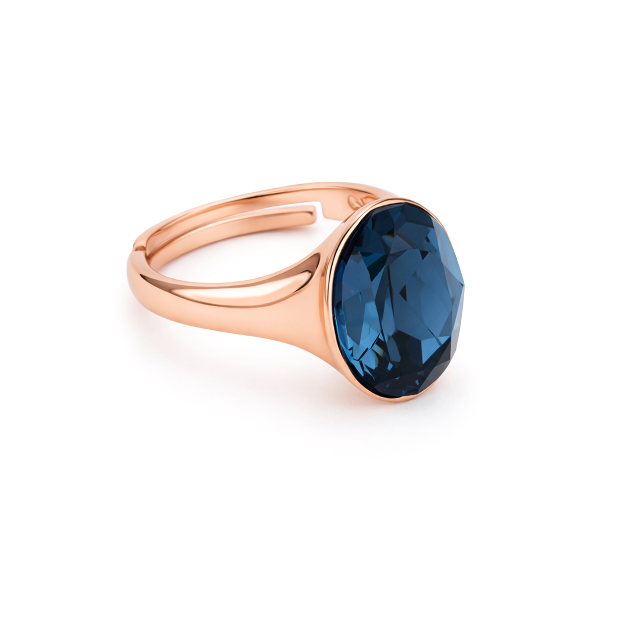 Sapphire Oval Solitaire Ring
