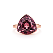 Plum Trillion Crystal Ring