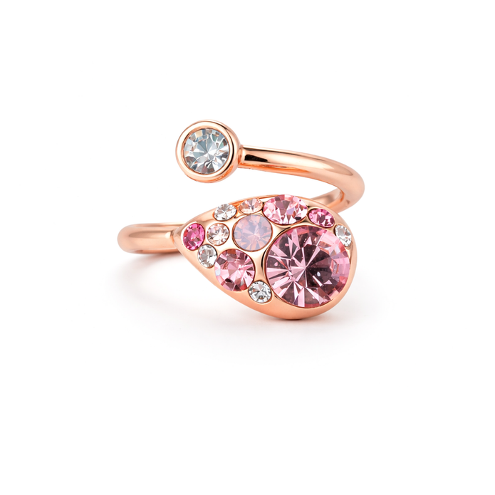 Pink Pavé Wrap Ring