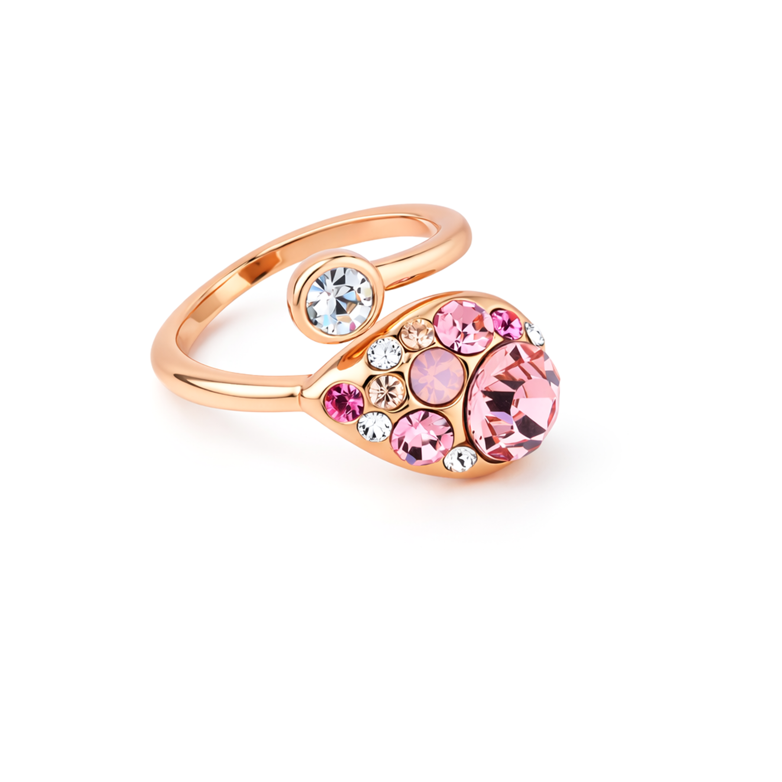 Pink Pavé Wrap Ring