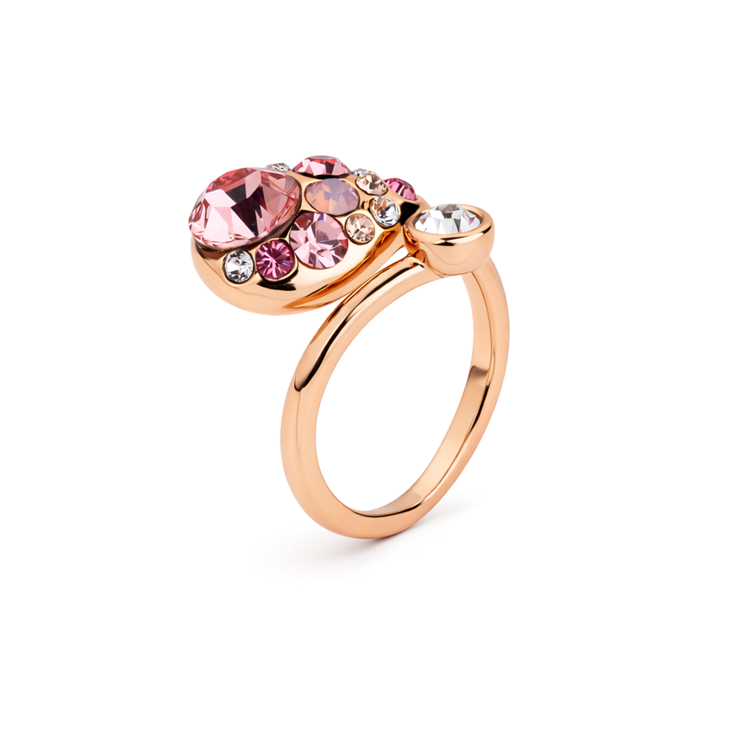 Pink Pavé Wrap Ring