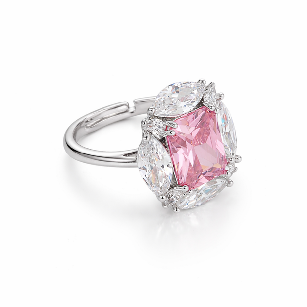 Blush Marquise Cluster Ring