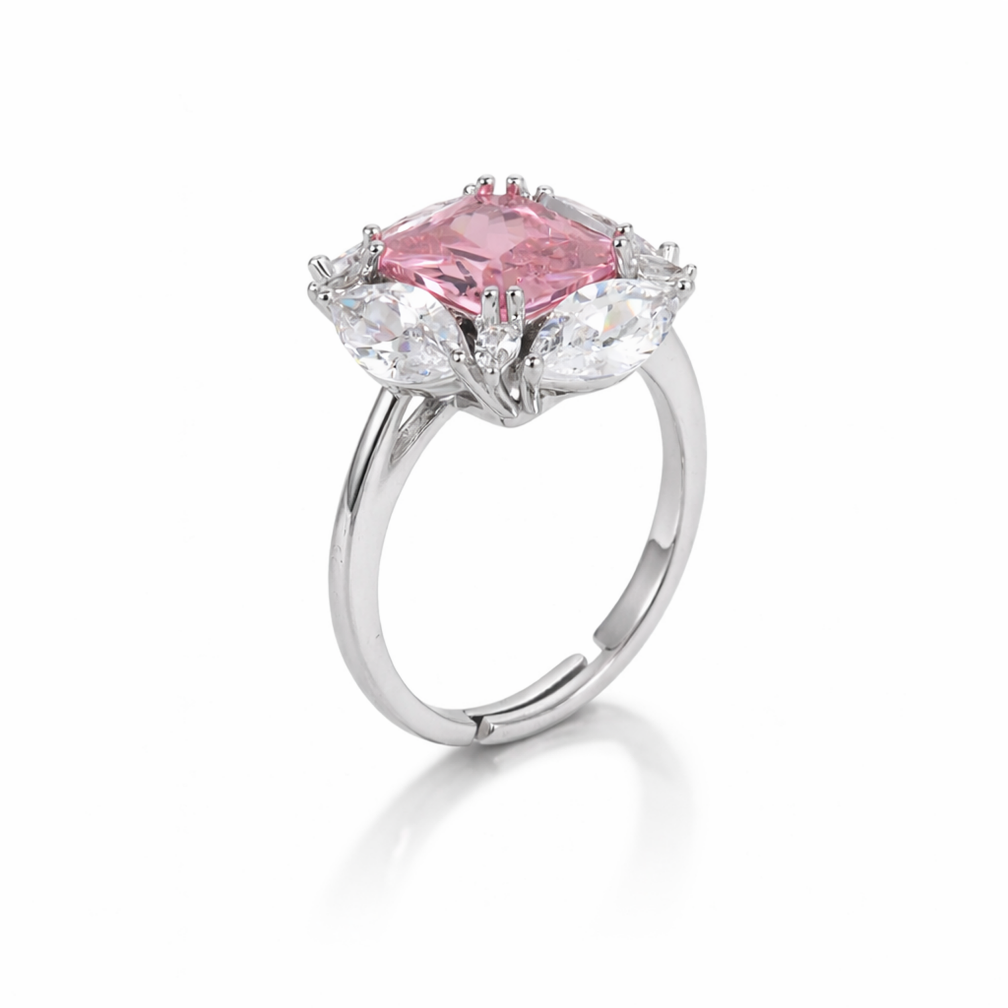 Blush Marquise Cluster Ring